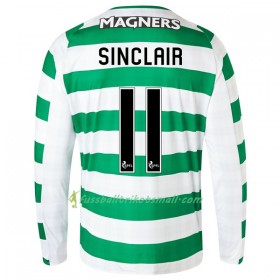 Günstige Fußballtrikots Celtic Glasgow Sinclair 11 2018-2019 Langarm Heimtrikot kaufen